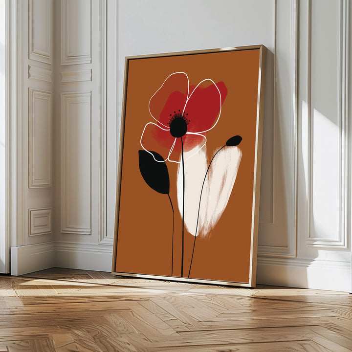 Elegant Flora Abstract Canvas Art