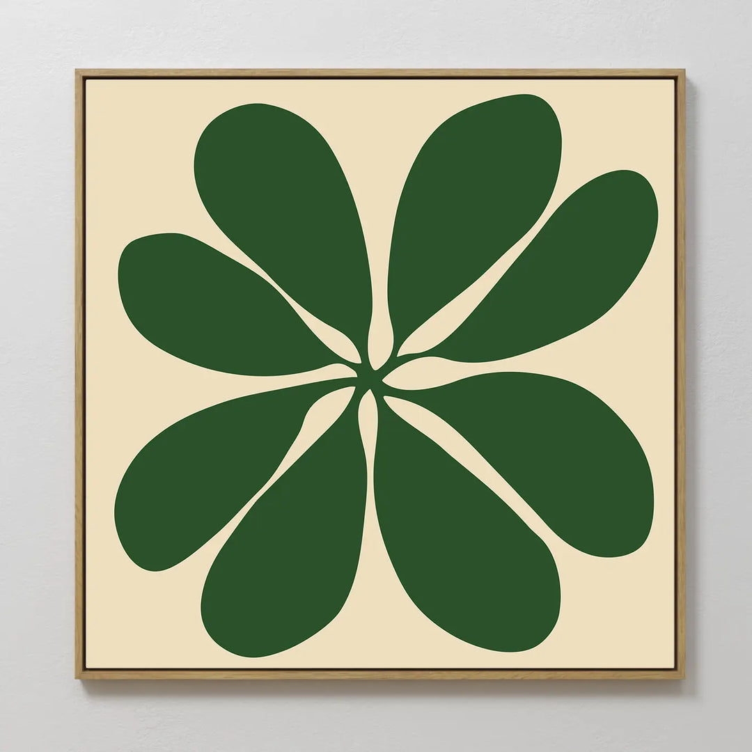 Emerald Frond Canvas Art
