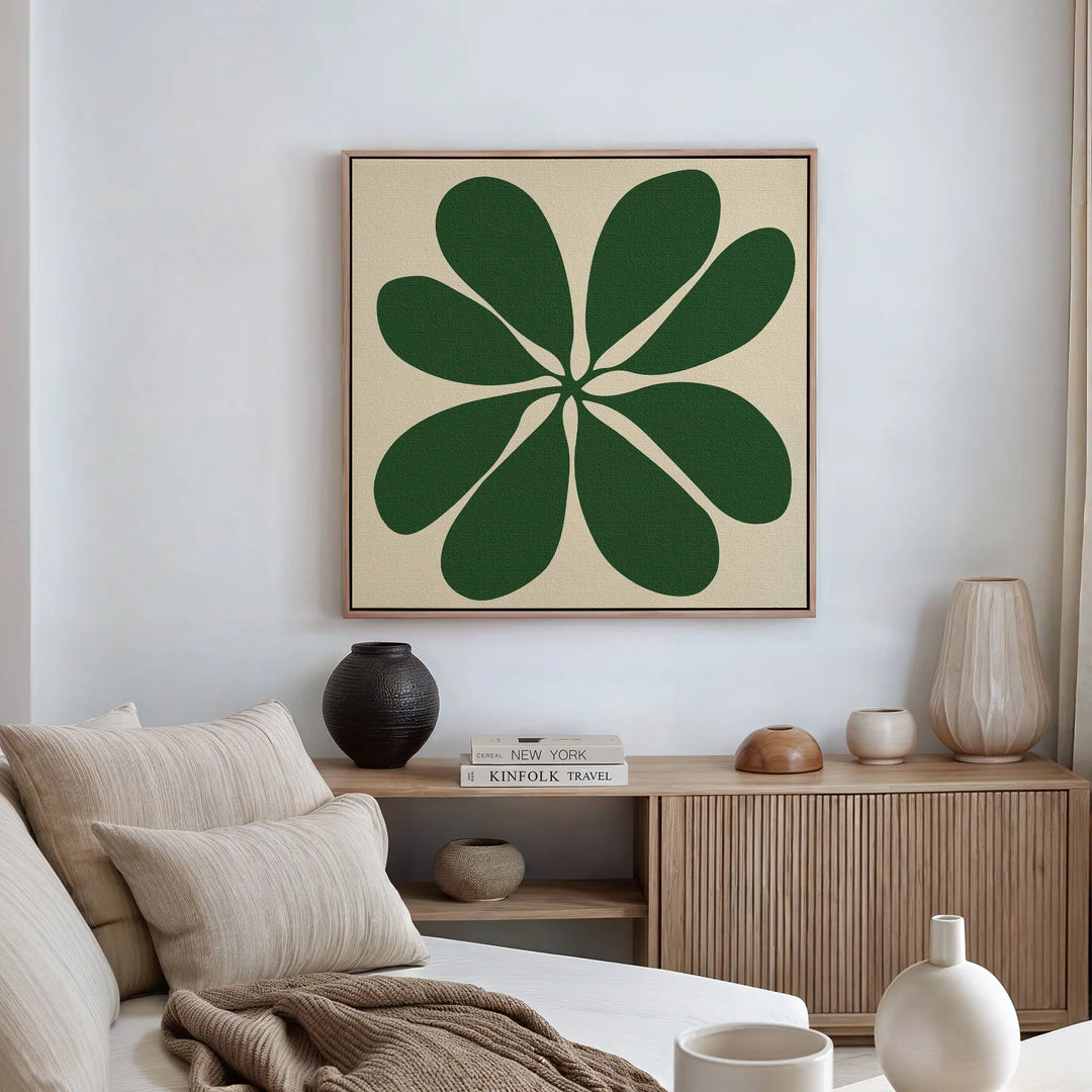 Emerald Frond Canvas Art