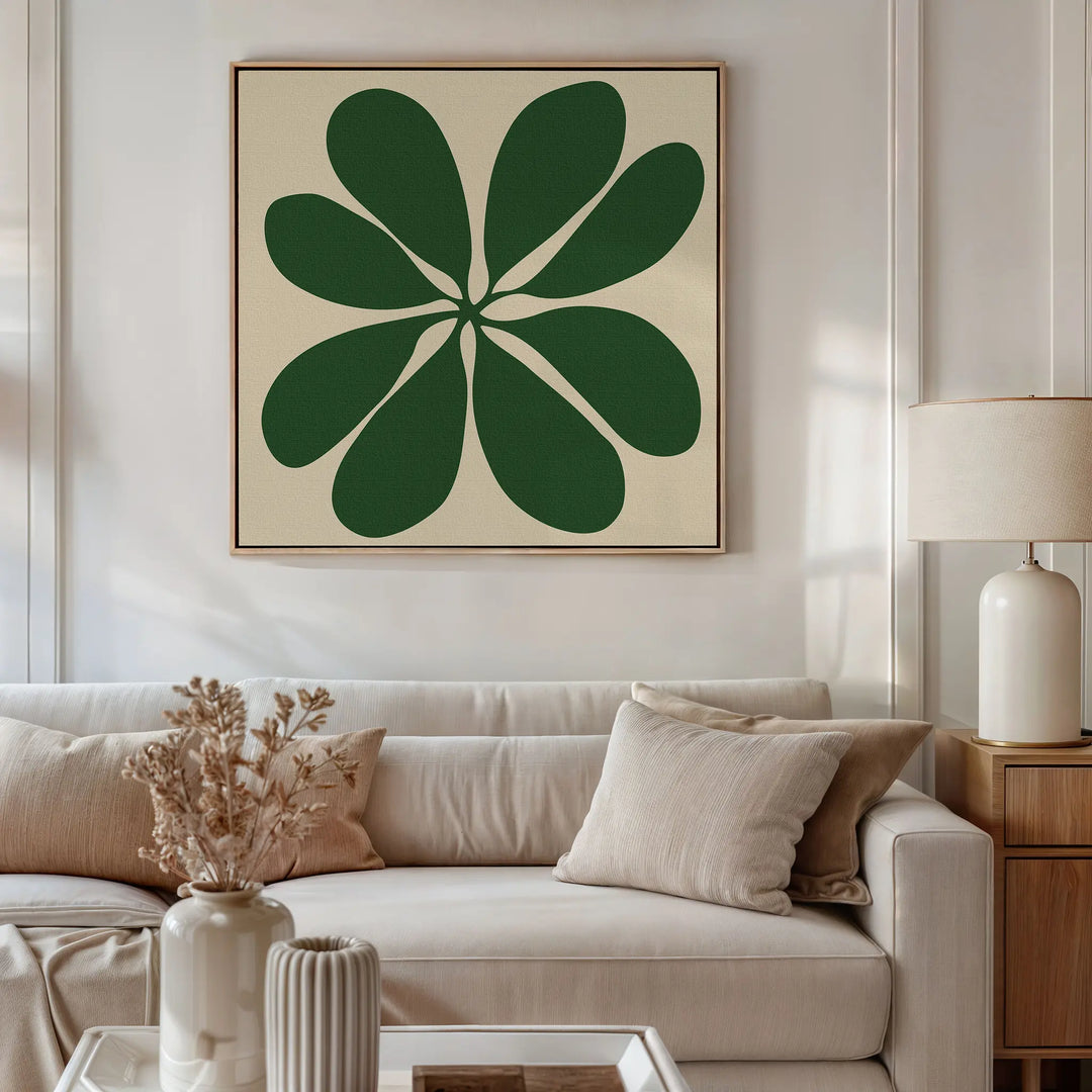 Emerald Frond Canvas Art