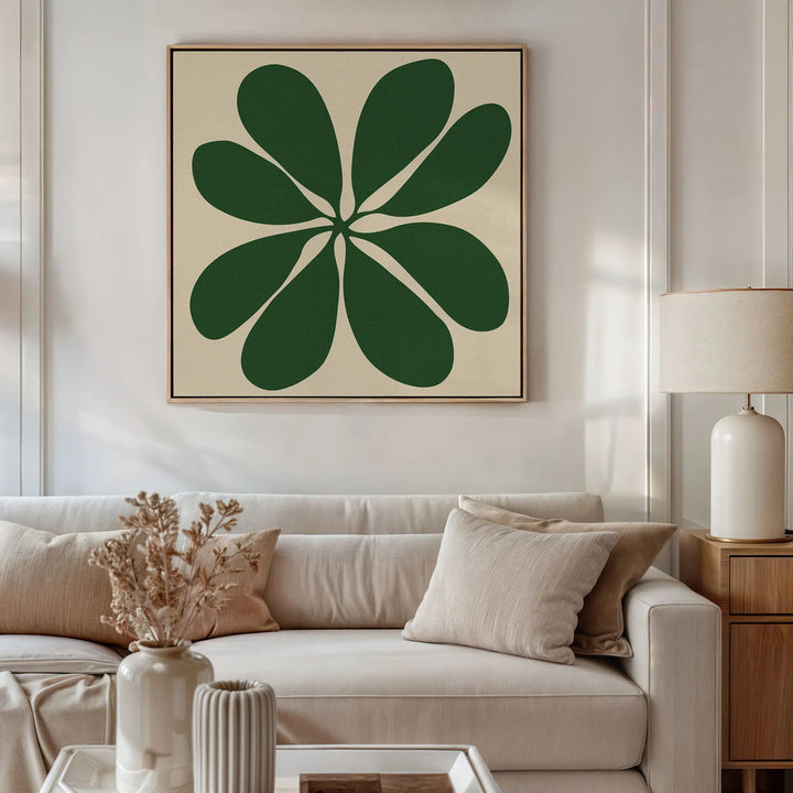 Emerald Frond Canvas Art