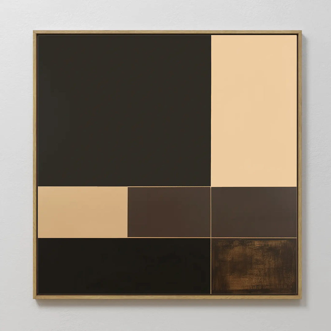 Espresso Matrix Canvas Art
