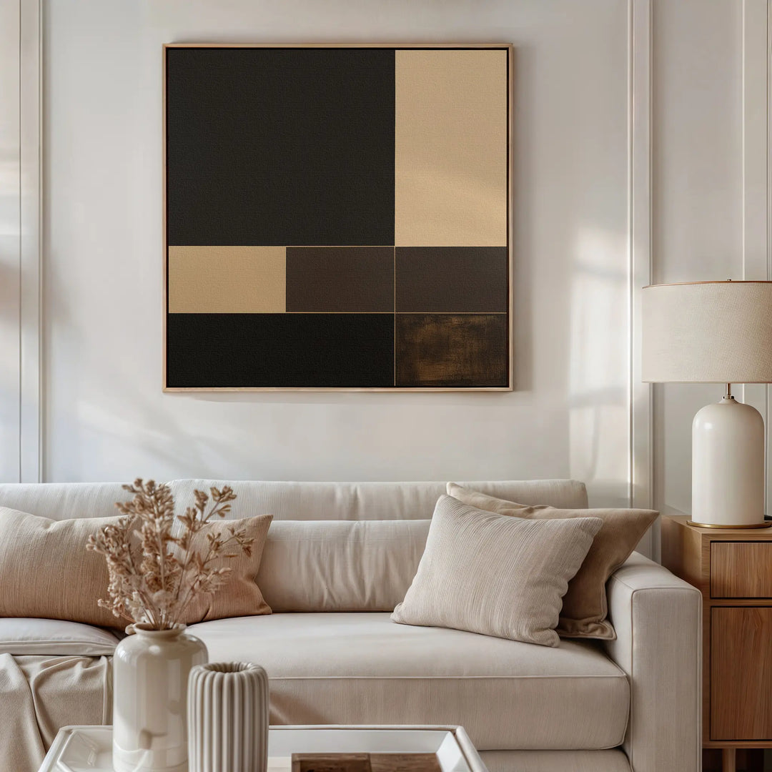 Espresso Matrix Canvas Art