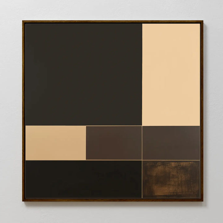 Espresso Matrix Canvas Art