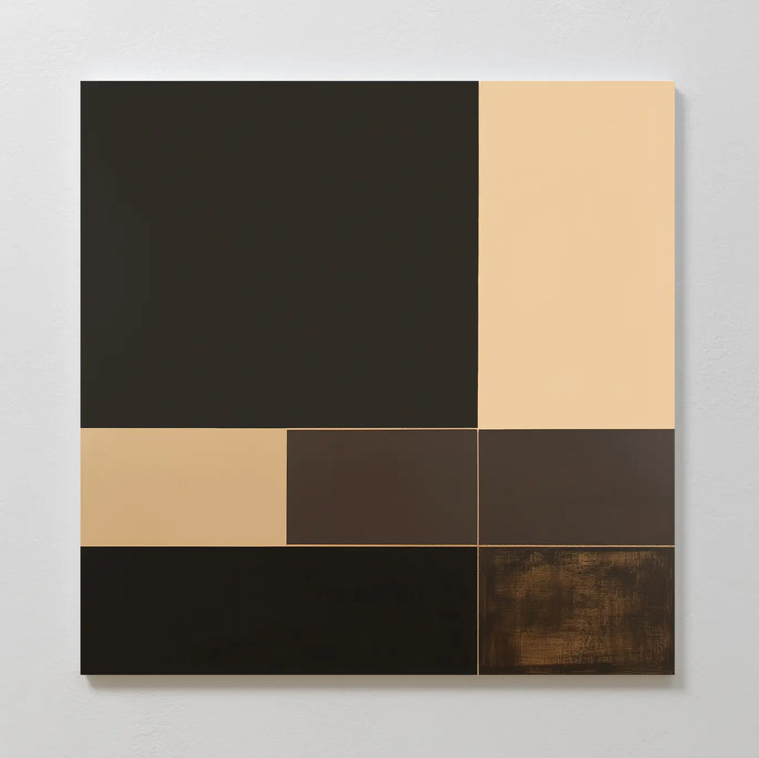 Espresso Matrix Canvas Art