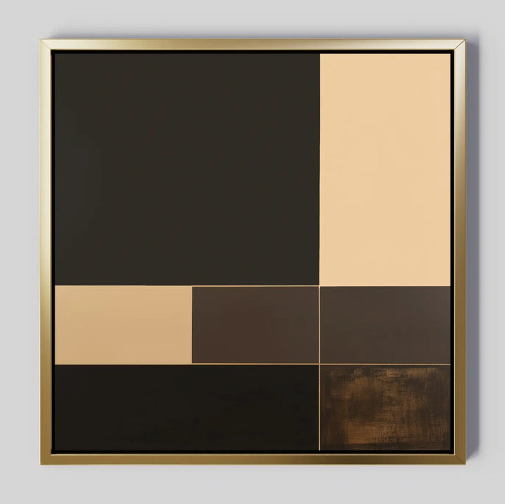 Espresso Matrix Canvas Art