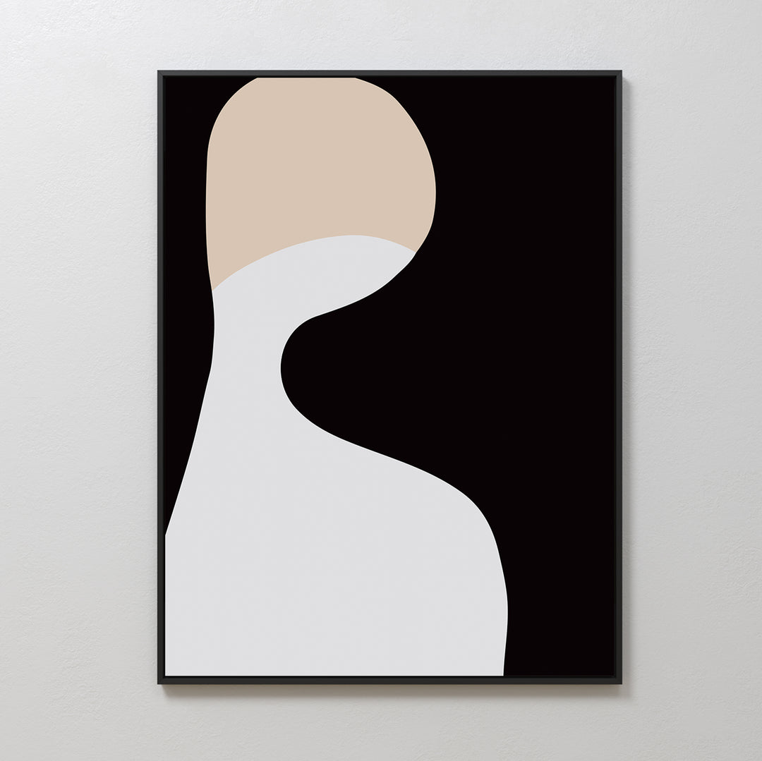 Ethereal Shapes Abstract Canvas Art