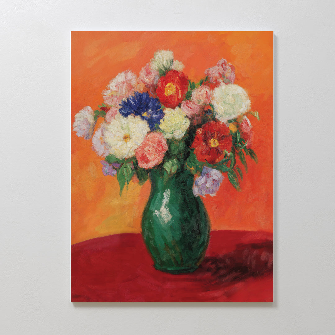 Floral Radiance Canvas Art