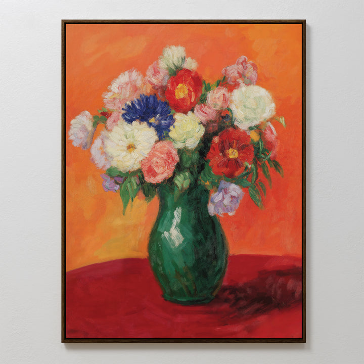 Floral Radiance Canvas Art