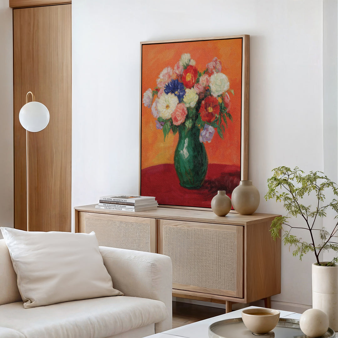 Floral Radiance Canvas Art