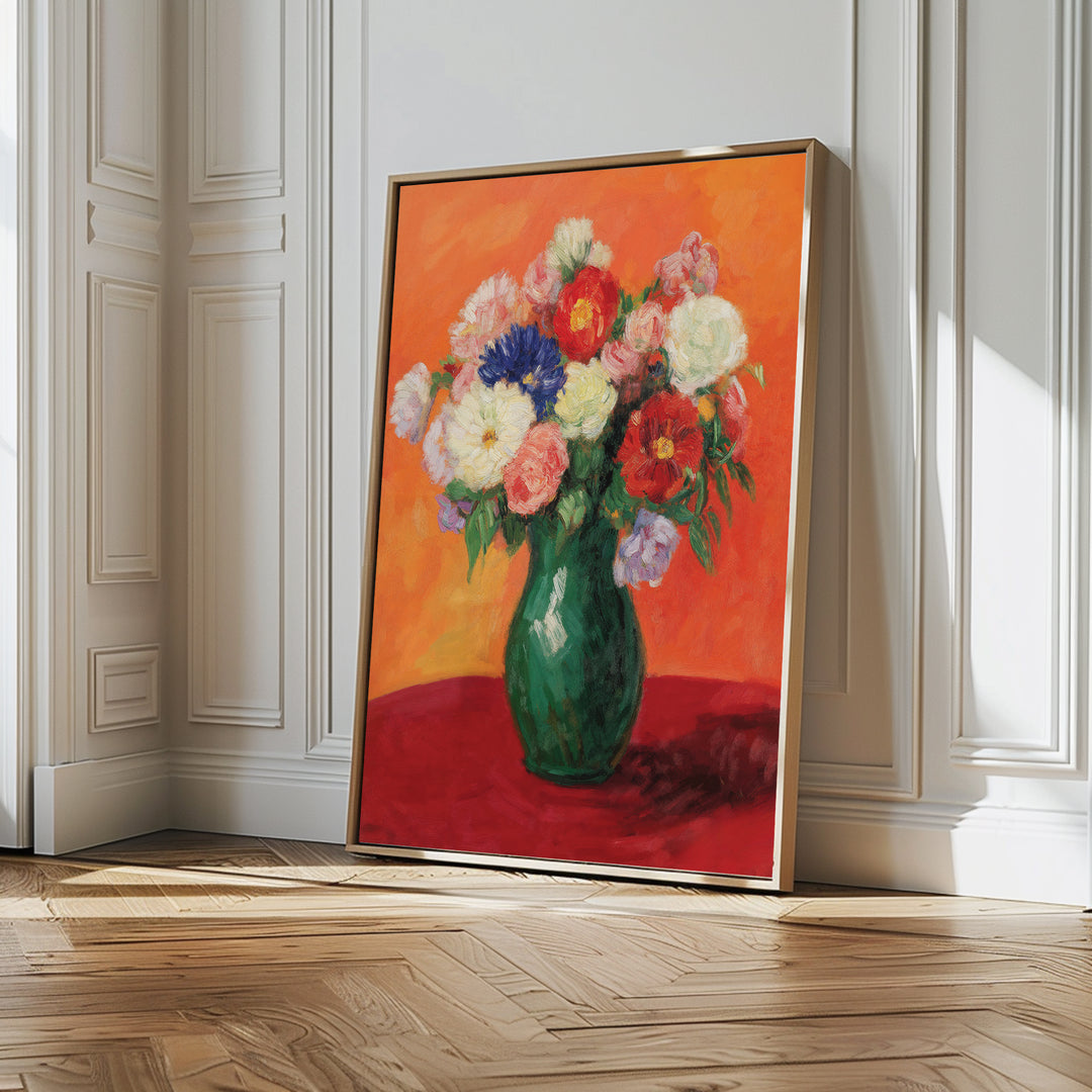 Floral Radiance Canvas Art