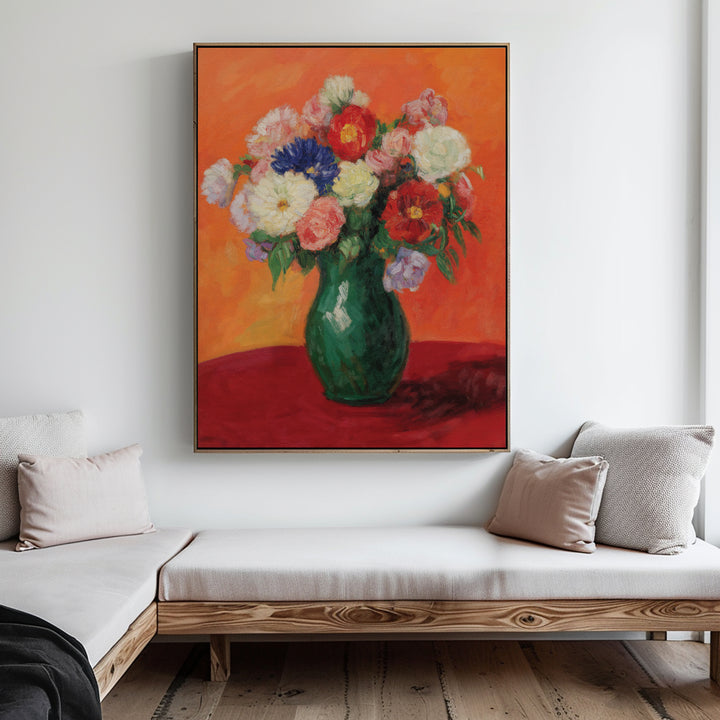 Floral Radiance Canvas Art