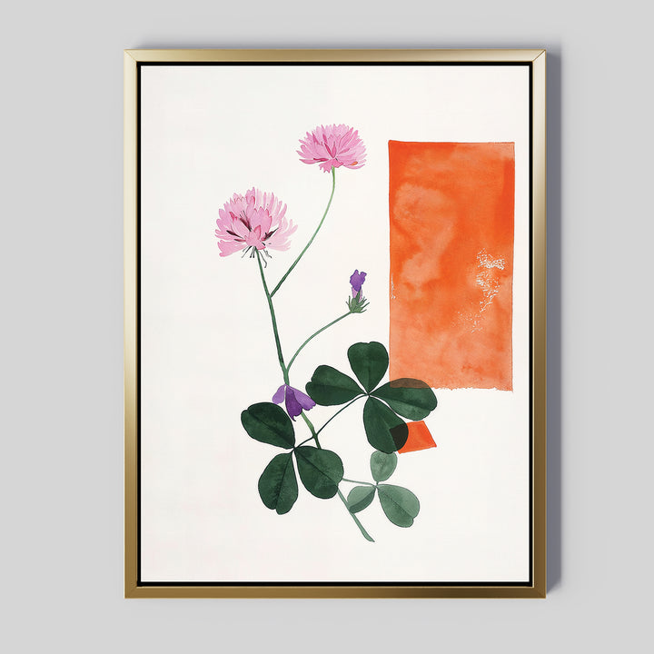 Flower Blooms Abstract Canvas Art