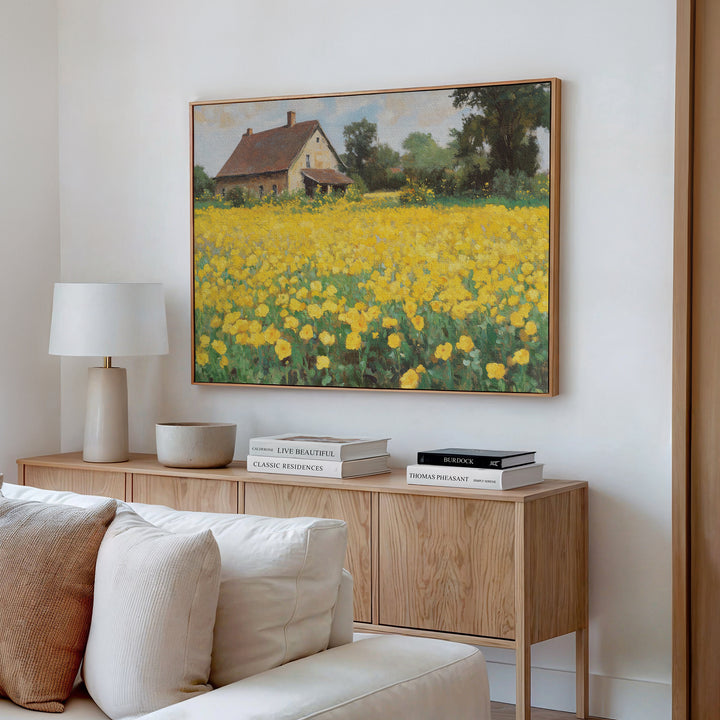 Flowered Plains Canvas Art