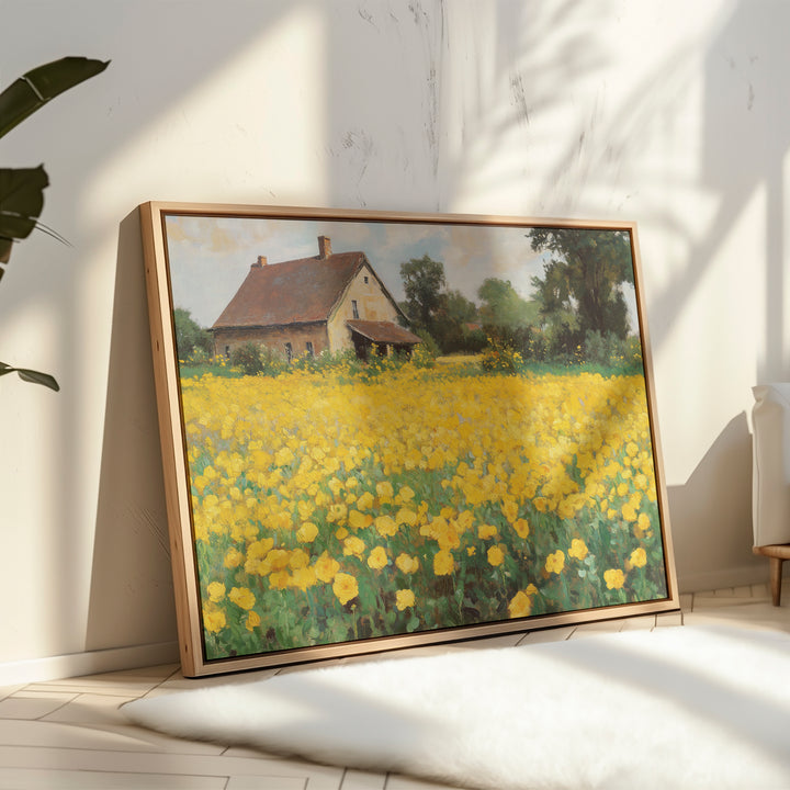 Flowered Plains Canvas Art