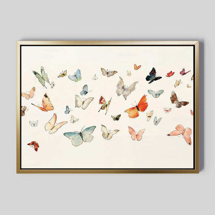 Fluttering Dreams Abstract Canvas Art