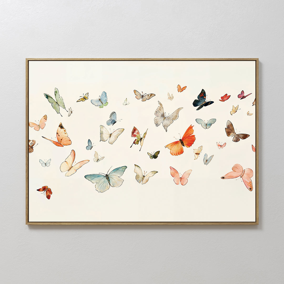 Fluttering Dreams Abstract Canvas Art