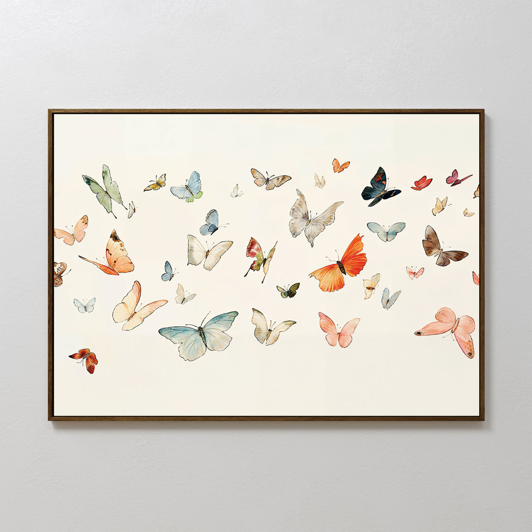 Fluttering Dreams Abstract Canvas Art