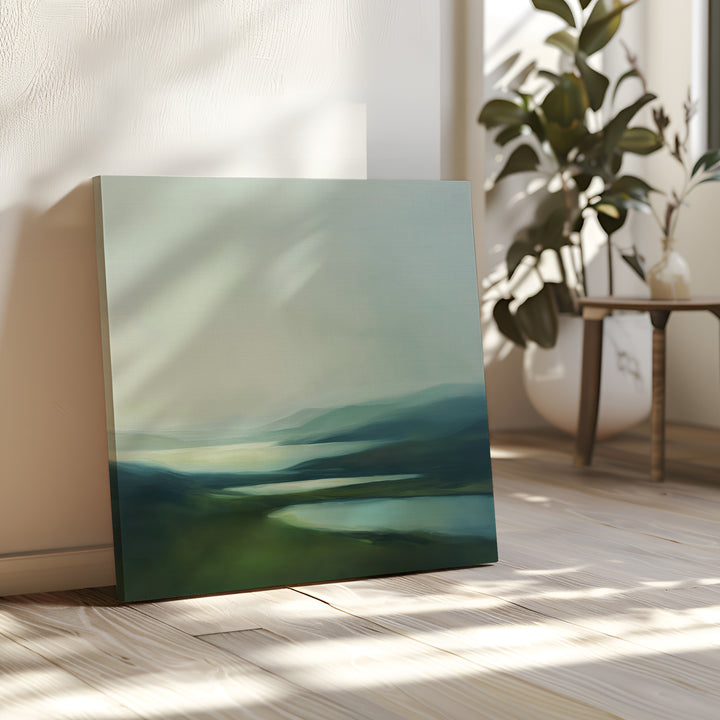 Gentle Valleys Abstract Canvas Art