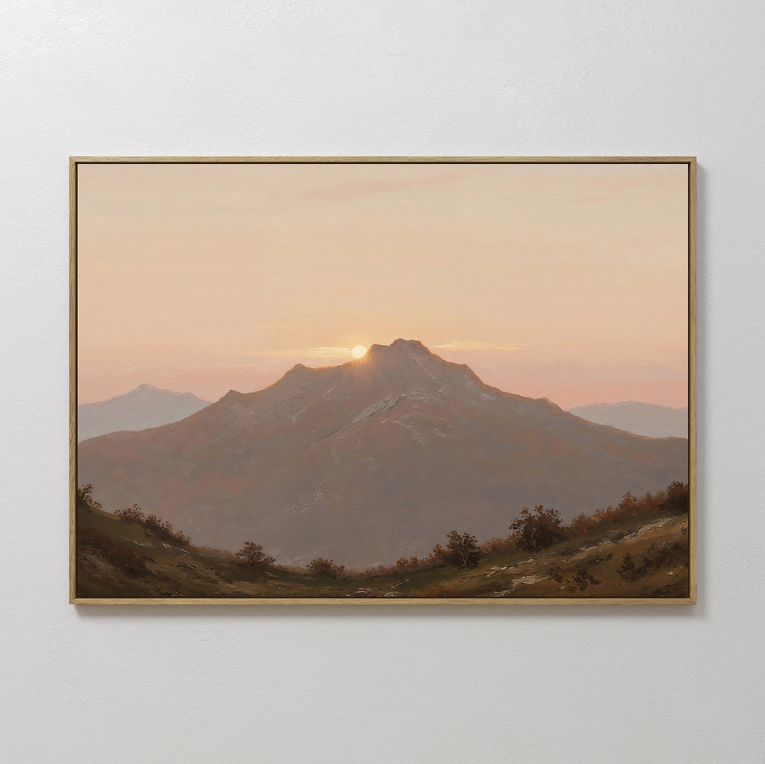 Golden Summit Canvas Art