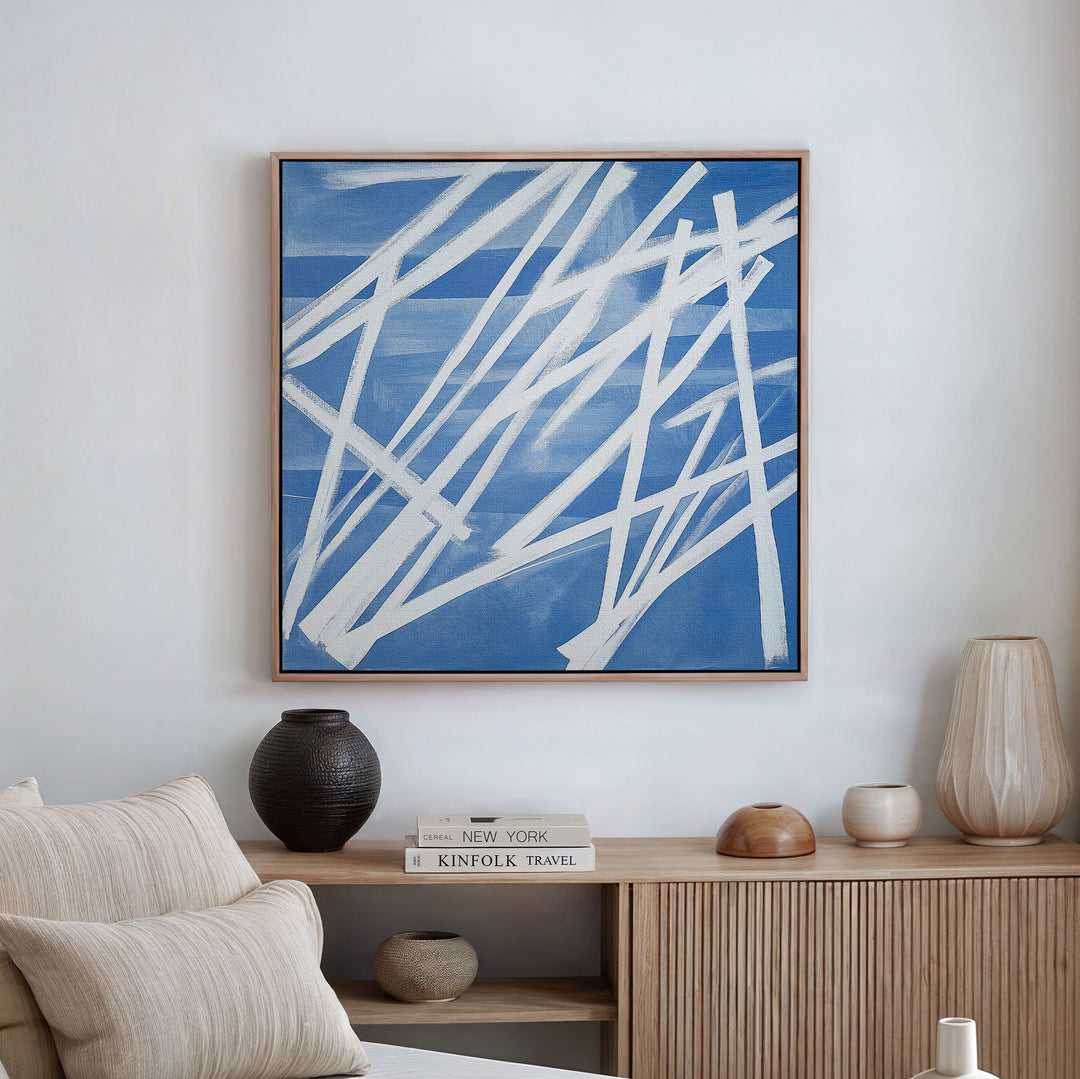 Ice Field Abstract Canvas Art