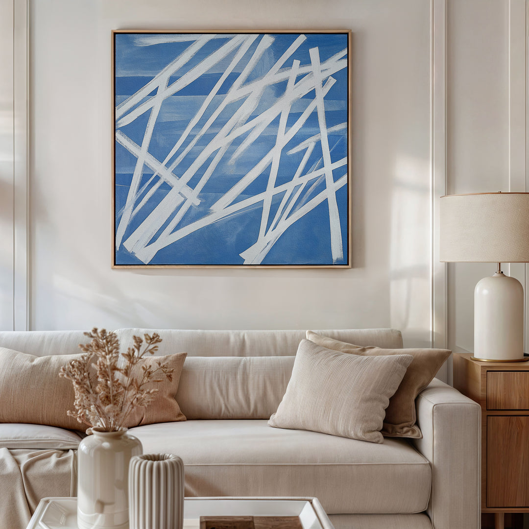 Ice Field Abstract Canvas Art