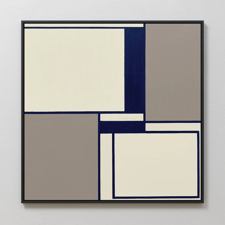 Indigo Framework Canvas Art