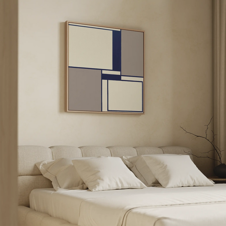 Indigo Framework Canvas Art