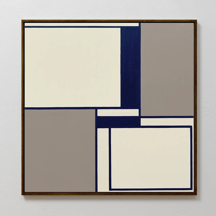 Indigo Framework Canvas Art