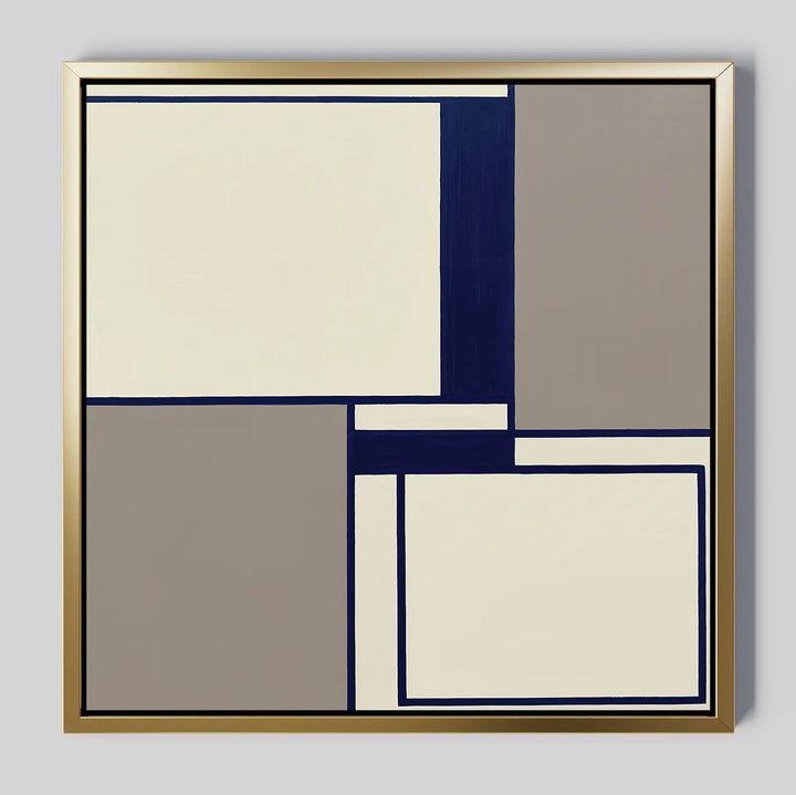 Indigo Framework Canvas Art