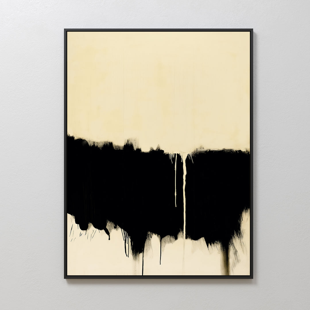 Inkfall Abstract Canvas Art