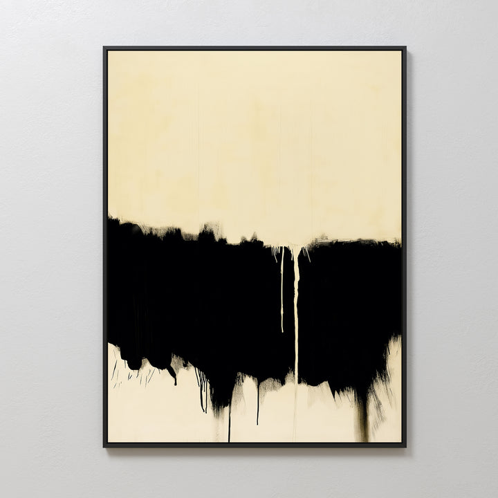 Inkfall Abstract Canvas Art