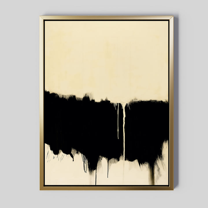 Inkfall Abstract Canvas Art