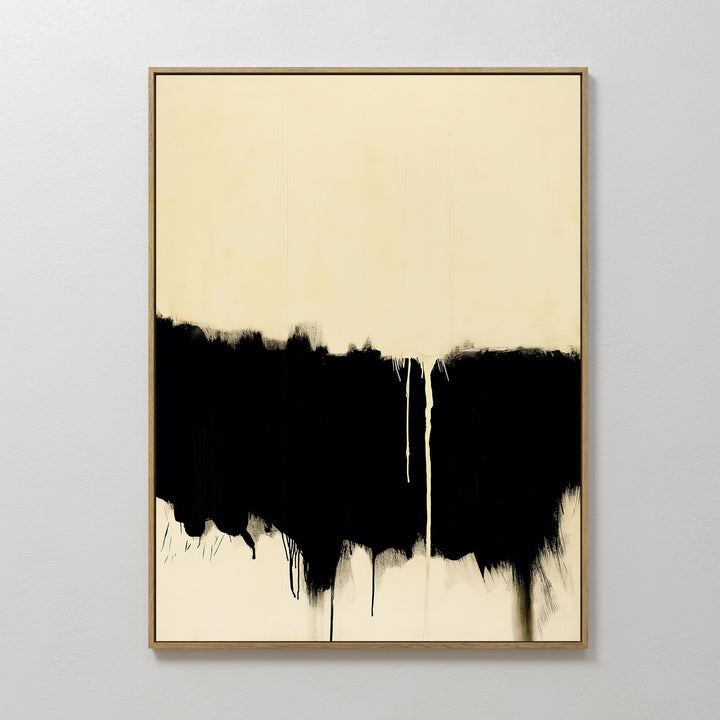 Inkfall Abstract Canvas Art