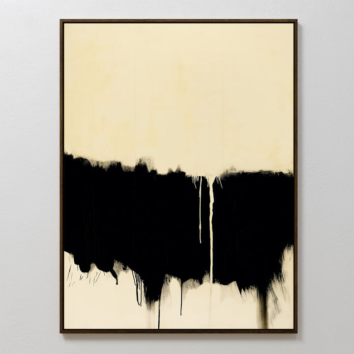 Inkfall Abstract Canvas Art