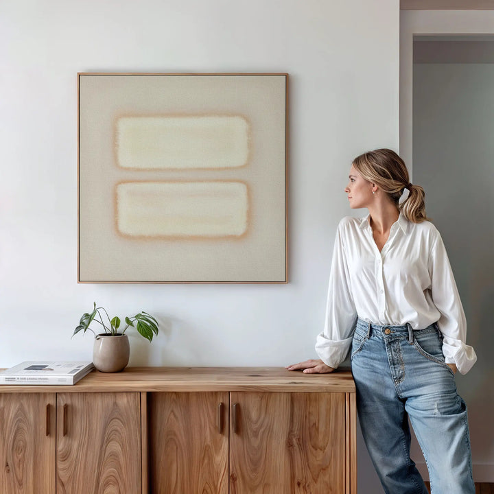 Ivory Passage Canvas Art