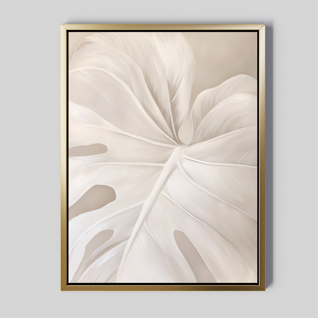 Leaf Whisper Abstract Canvas Art