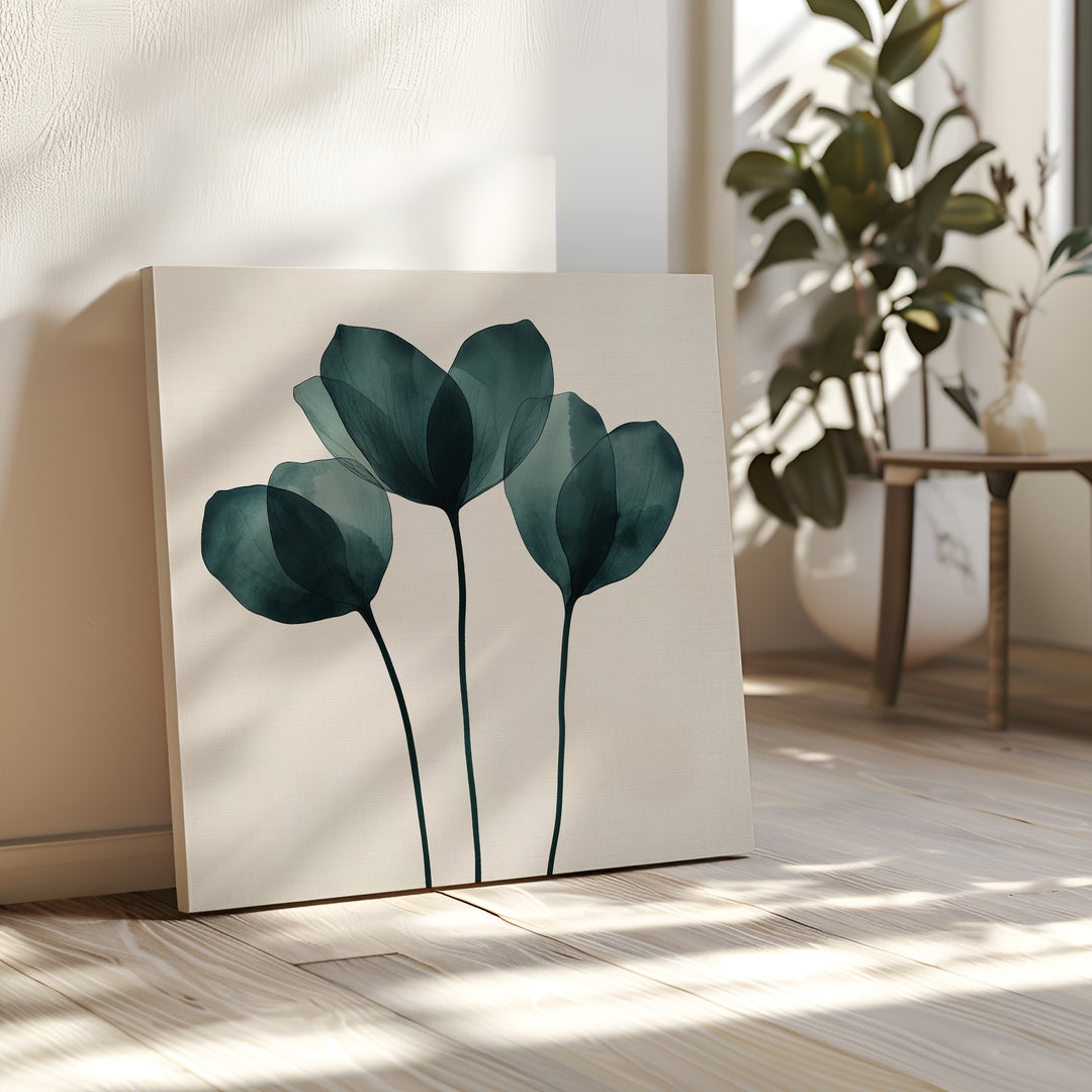 Leafy Balance Canvas Art