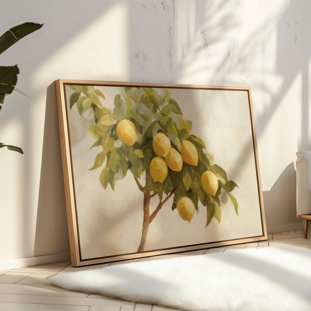 Lemon Essence Canvas Art