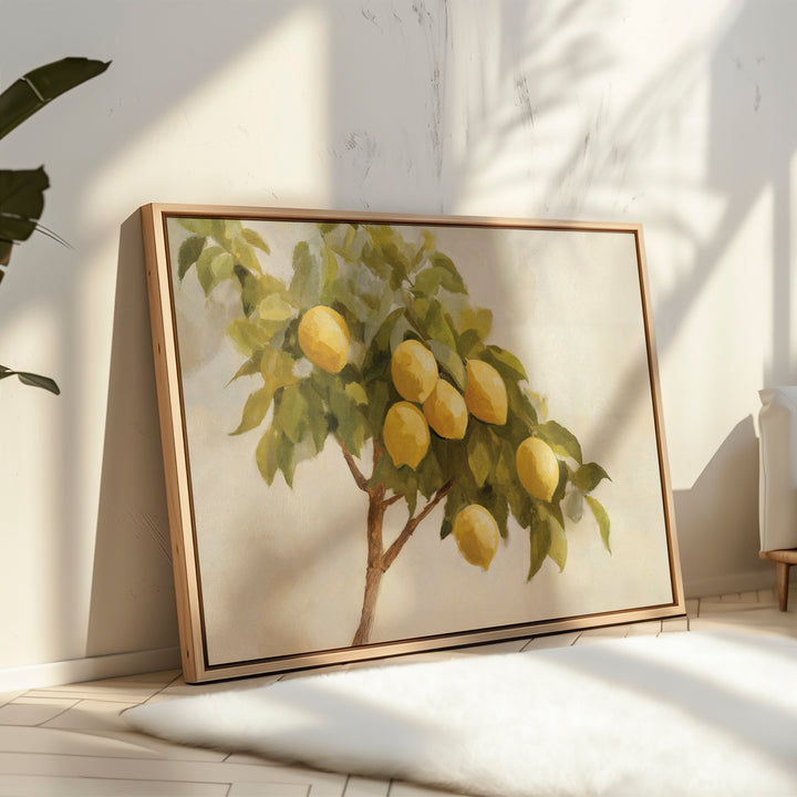 Lemon Essence Canvas Art