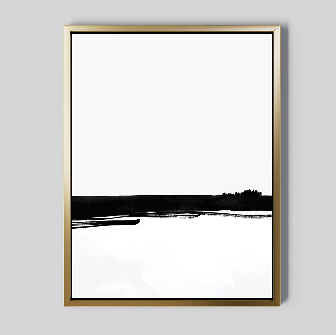 Linear Landscape Abstract Canvas Art