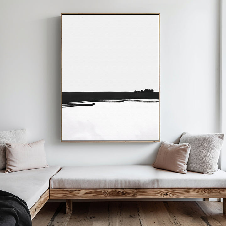 Linear Landscape Abstract Canvas Art