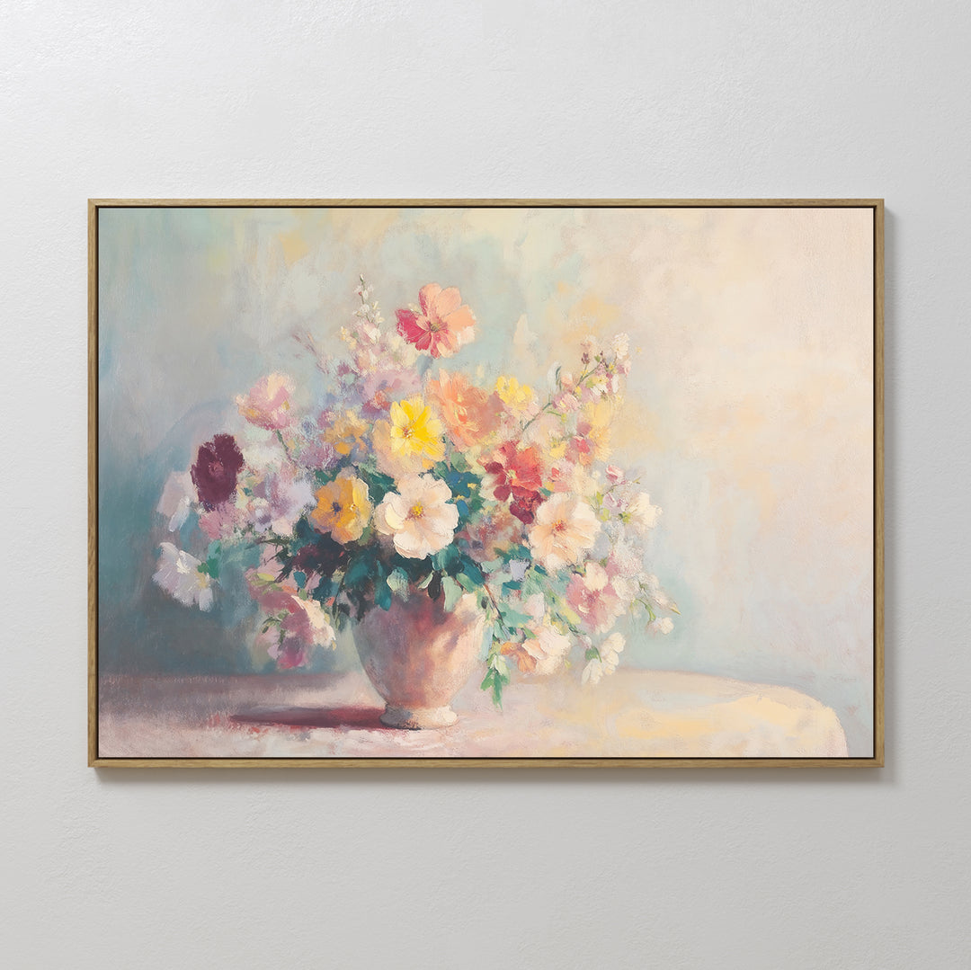 Luminous Bouquet Canvas Art