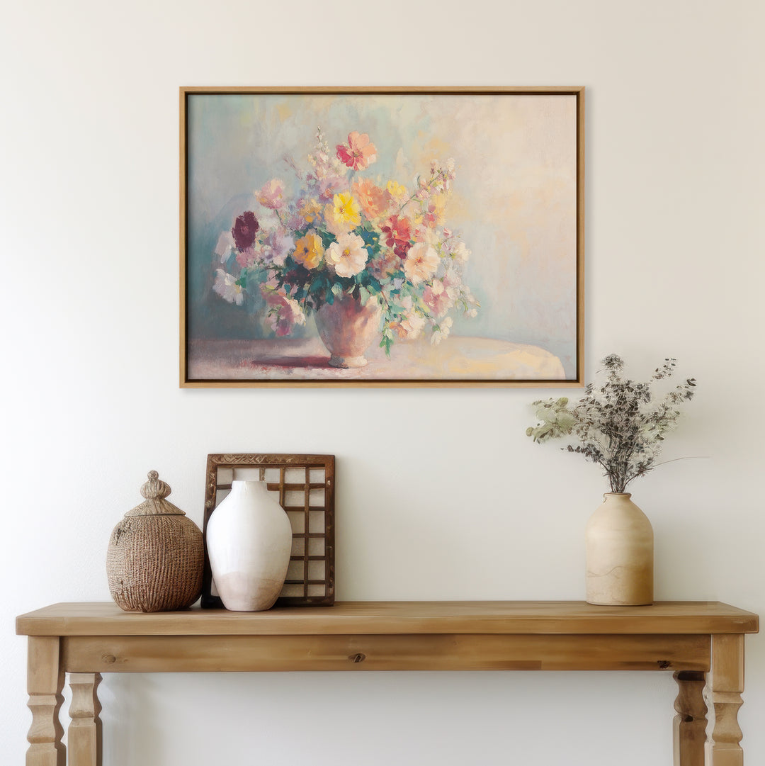 Luminous Bouquet Canvas Art