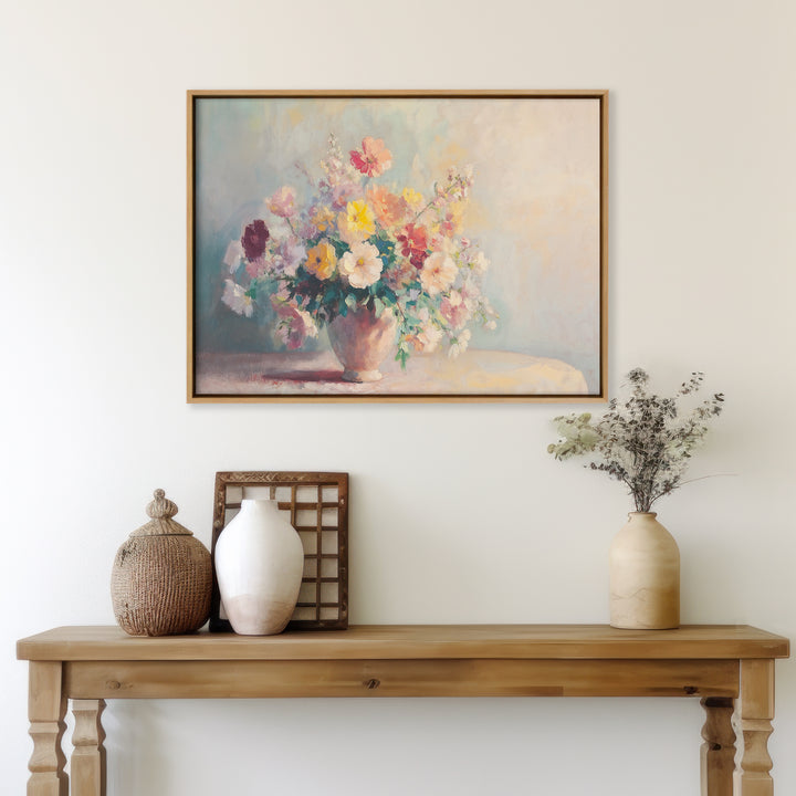 Luminous Bouquet Canvas Art