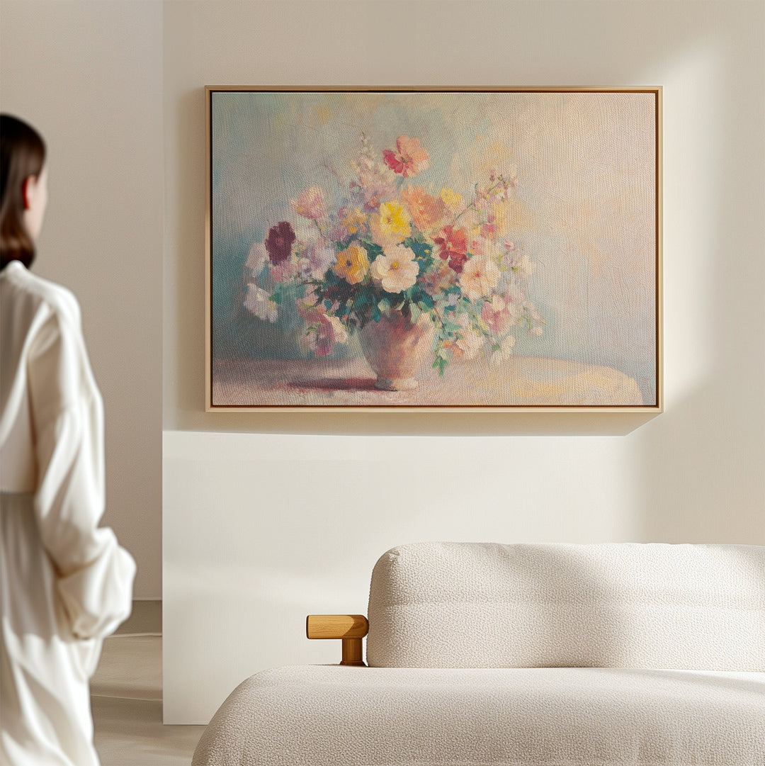 Luminous Bouquet Canvas Art