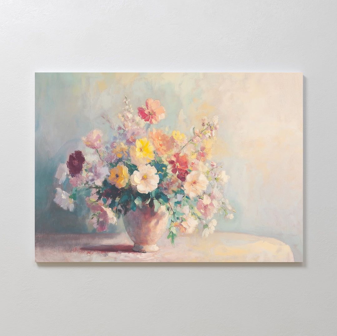 Luminous Bouquet Canvas Art