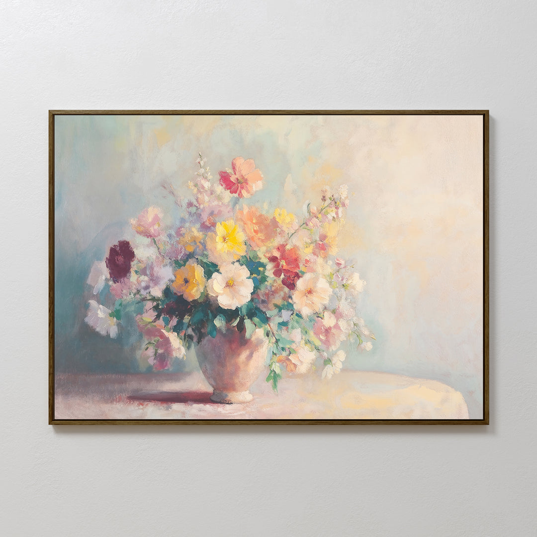 Luminous Bouquet Canvas Art