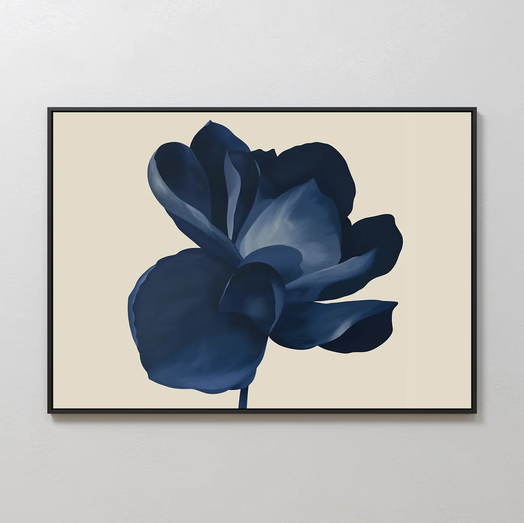 Midnight Bloom Canvas Art – Horizontal
