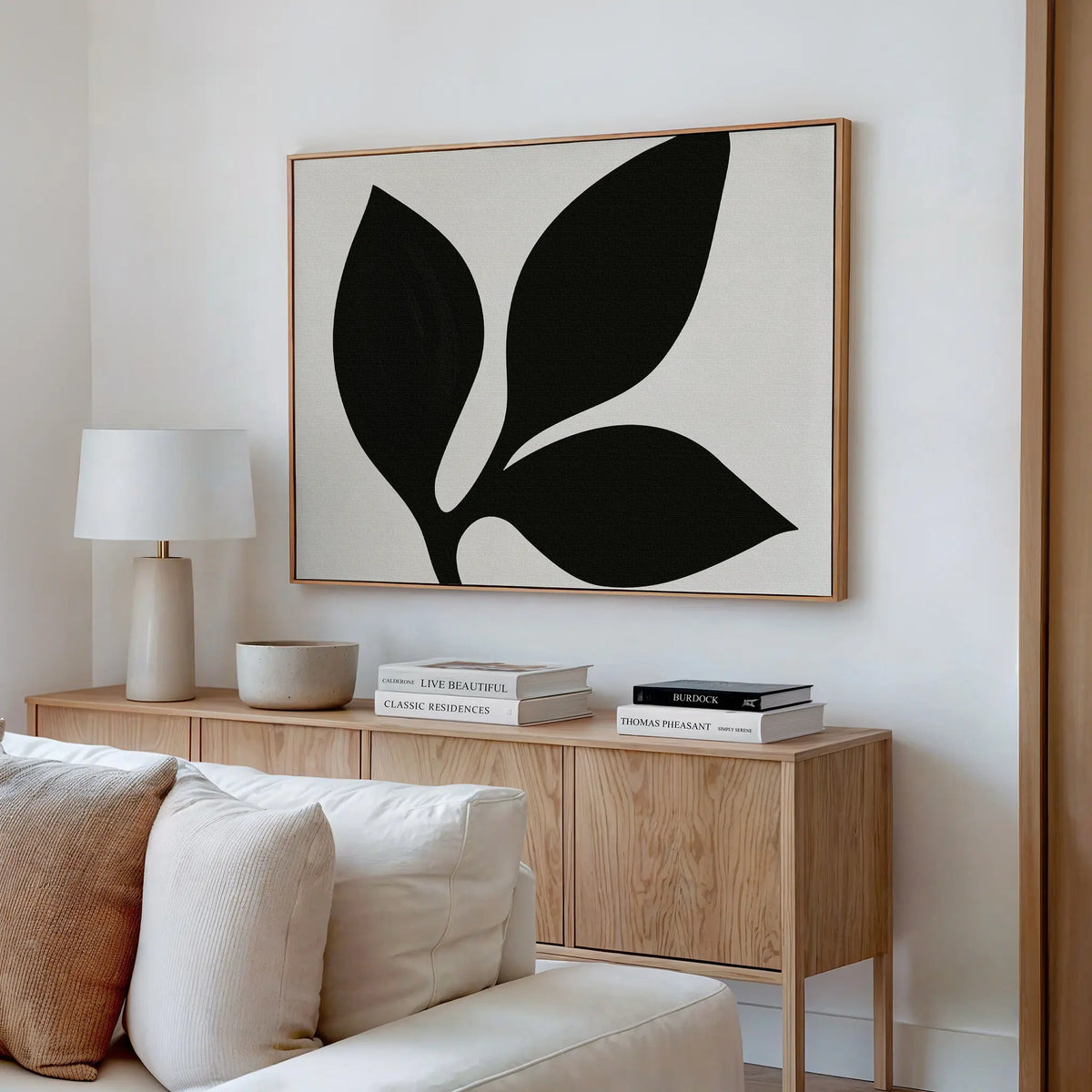 The Midnight Botanist Canvas Art adds a touch of elegance to your space, making it perfect for living room decor.